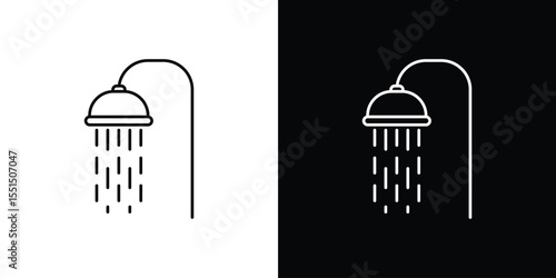 Shower icon vector, Symbol, logo illustrations