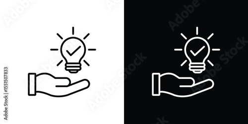 Solution icon vector, Symbol, logo illustrations