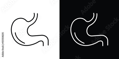 Stomach icon vector, Symbol, logo illustrations