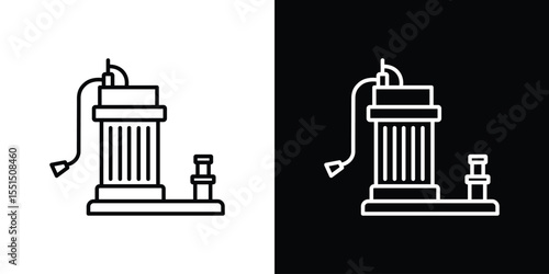 Sump pump icon vector, Symbol, logo illustrations
