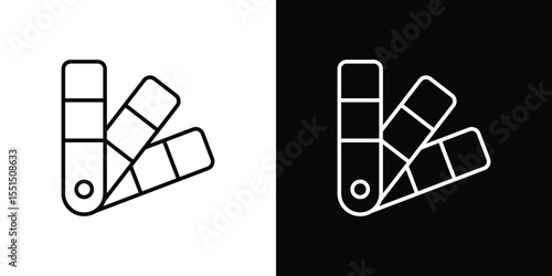 Swatch icon vector, Symbol, logo illustrations