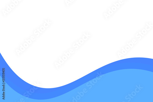 Abstract Blue Wave Background: Modern, Clean, and Serene Design Element for Websites and Presentations.