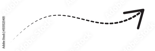 Charcoal hand drawn pencil arrows. Doodle curved chalk darts. Texture design elements of scribble lines. Vector illustration of hand painted crayon check lines. 