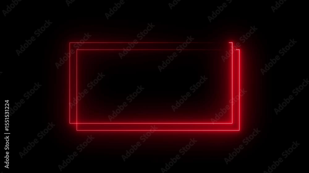 4k video glowing and futuristic energy line night rectangle border frame in the shape rectangle on a background 4k video glowing and futuristic energy line night rectangle border frame in the shape rectangle on a background
