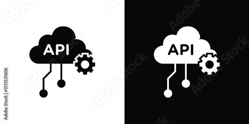 API icon vector, Symbol, logo illustrations