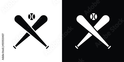 Baseball icon. Design for website and mobile apps.