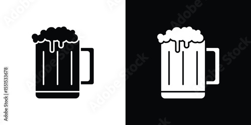 Beer icon. Design for website and mobile apps.