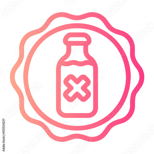 lactose free gradient icon