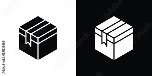 Boxes icon vector, Symbol, logo illustrations