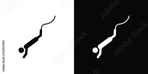 Bungee jumping icon. Design for website and mobile apps.