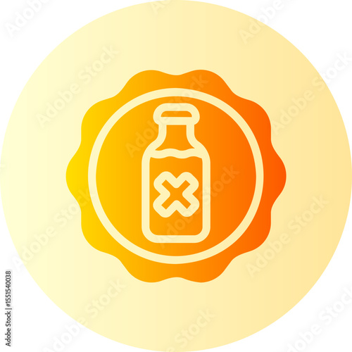 lactose free gradient icon