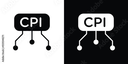 Consumer prices index icon. Design for website and mobile apps.