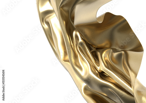 Golden waves of luxury gold...