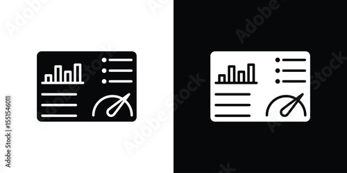 Dashboard icon. Design for website and mobile apps.