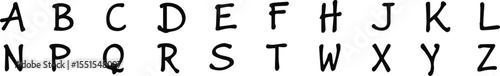 Create a Unknown alphabet, Alien hieroglyphics symbols. Vector unknown language alphabet vector art with white background.