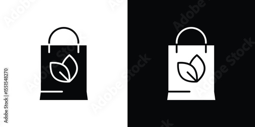 Eco bag icon vector, Symbol, logo illustrations
