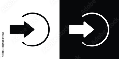 Enter icon. Design for website and mobile apps.