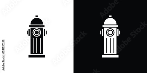 Fire hydrant icon vector, Symbol, logo illustrations