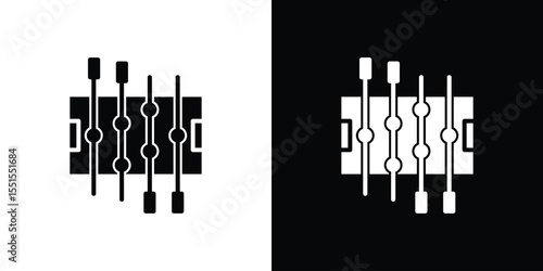 Foosball icon. Design for website and mobile apps.