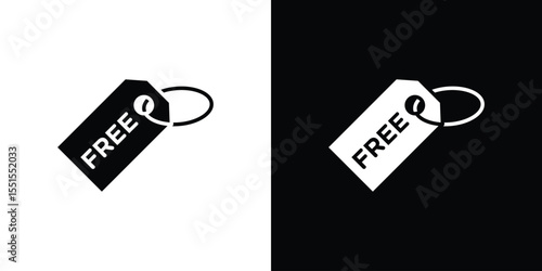 Free tag icon vector, Symbol, logo illustrations