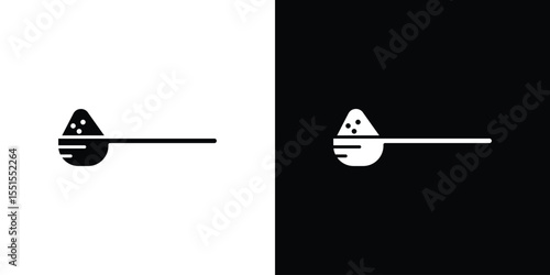 full spoon icon vector, Symbol, logo illustrations