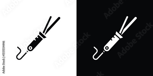 Hair curler icon vector, Symbol, logo illustrations