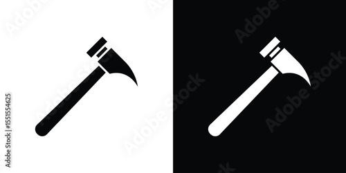 Hammer icon vector, Symbol, logo illustrations