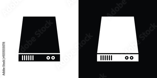 Hard Disk icon. Design for website and mobile apps.