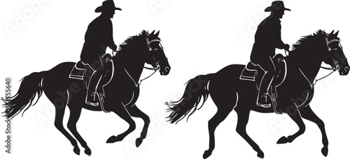 "Horse Racing Silhouette Bundle"