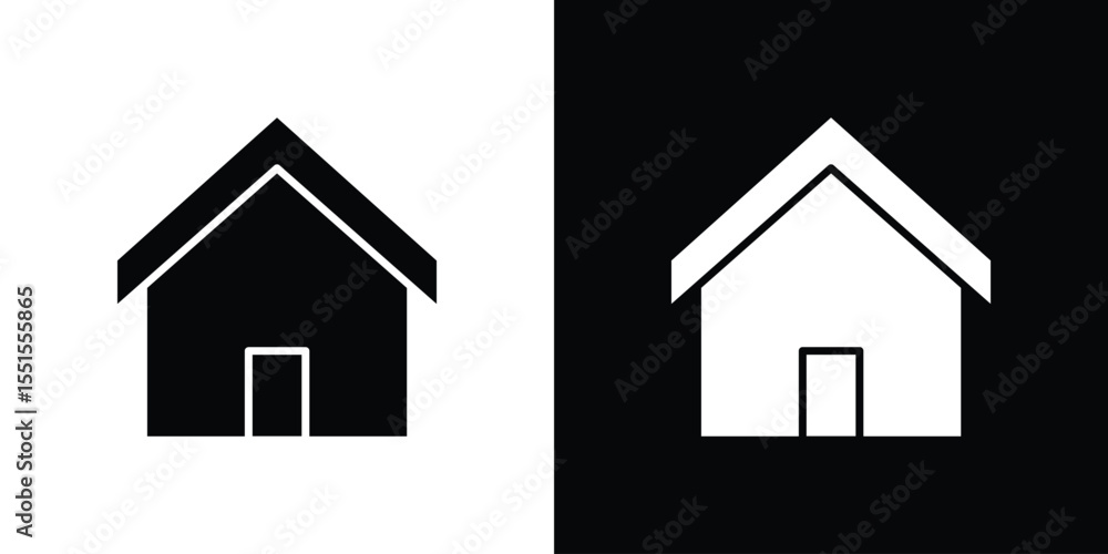 Home icon vector, Symbol, logo illustrations Home icon vector, Symbol, logo illustrations