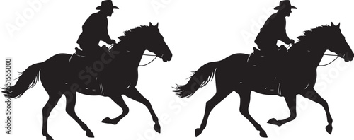 "Horse Racing Silhouette Bundle"