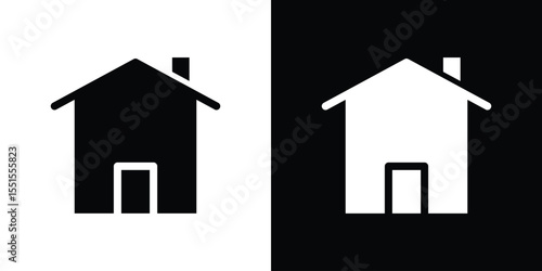 Home icon. Design for website and mobile apps.