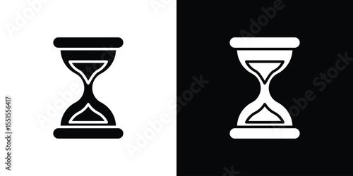 Hourglass end icon. Design for website and mobile apps.