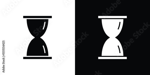 Hourglass icon. Design for website and mobile apps.