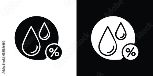 Humidity icon. Design for website and mobile apps.