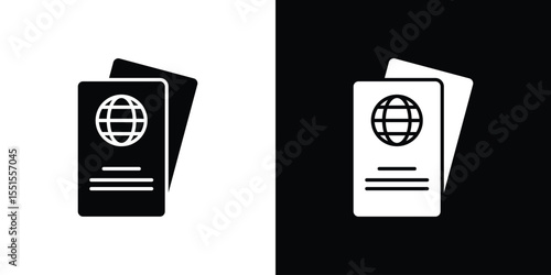 Immigration icon. Design for website and mobile apps.