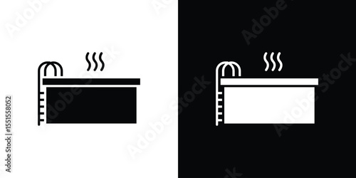 Jacuzzi icon vector, Symbol, logo illustrations