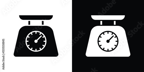 Kitchen scales icon vector, Symbol, logo illustrations