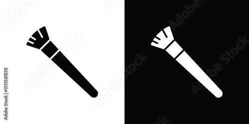 Makeup brush icon vector, Symbol, logo illustrations