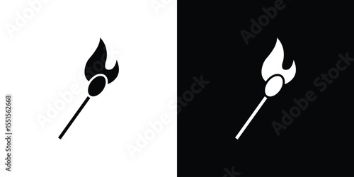 Matches icon vector, Symbol, logo illustrations