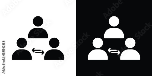 Mediator icon. Design for website and mobile apps.
