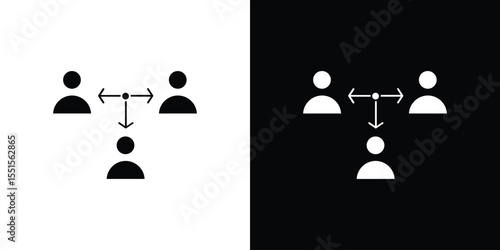 Mediator icon vector, Symbol, logo illustrations