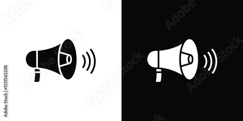Megaphone icon. Design for website and mobile apps.