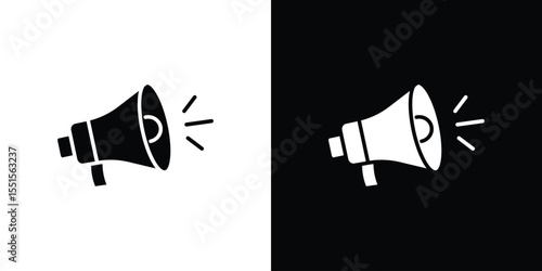 Megaphone icon vector, Symbol, logo illustrations