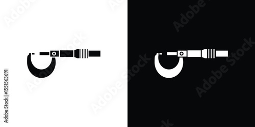Micrometer icon. Design for website and mobile apps.