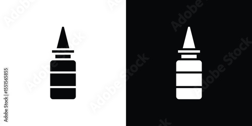 Nasal spray bottle icon vector, Symbol, logo illustrations