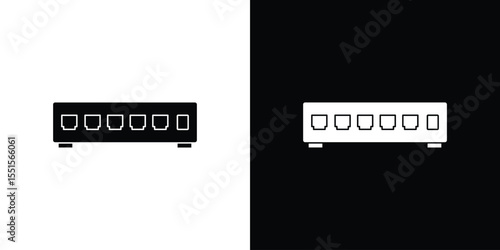 Network switch icon vector, Symbol, logo illustrations