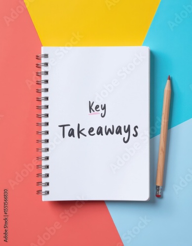 Essential key takeaways for effective note-taking techniques in a vibrant workspace environment