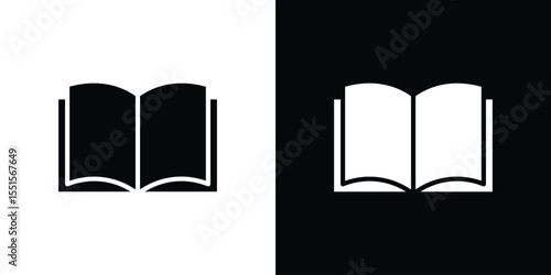 open book icon. Design for website and mobile apps.