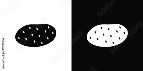 Potato icon vector, Symbol, logo illustrations